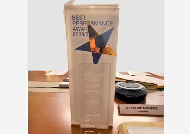 Interpump Group awarded “Best Performer of the Year” by SDA Bocconi